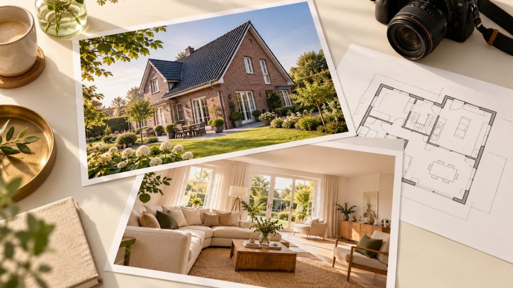 Symbolfoto zum Beitrag „Exposé für den Hausverkauf in Ahlen: Was wirklich hineingehört“ – Dahrendorff Immobilien